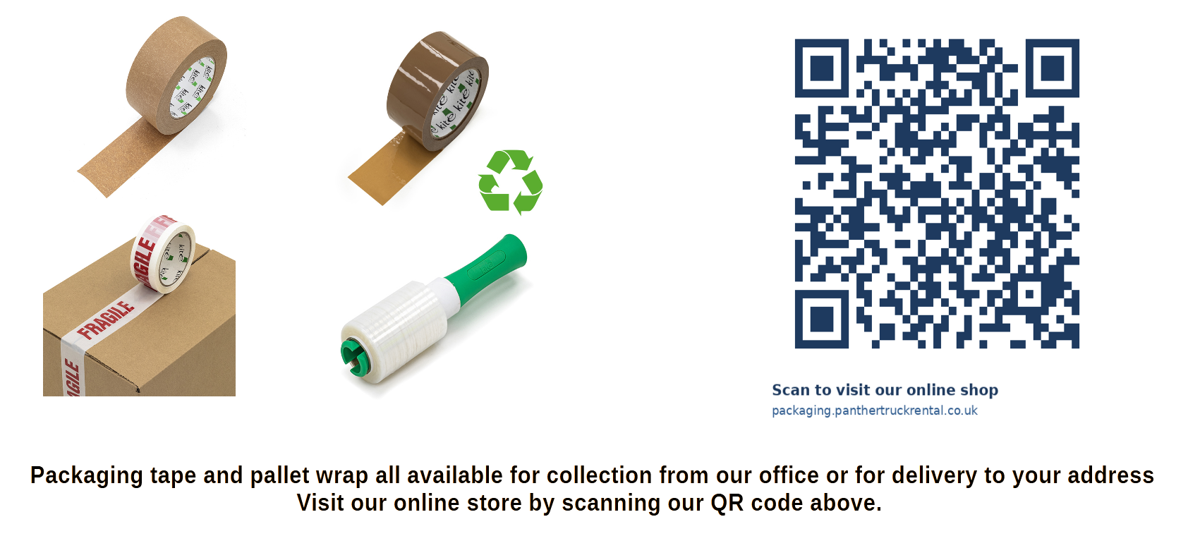 Parcel Tape - Collect from office or when collecting your van